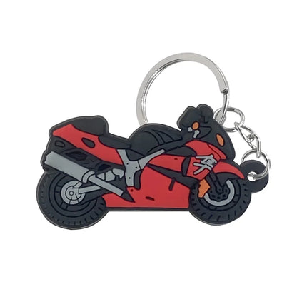 Motorcycle Rubber Keychain – Bike Keyring