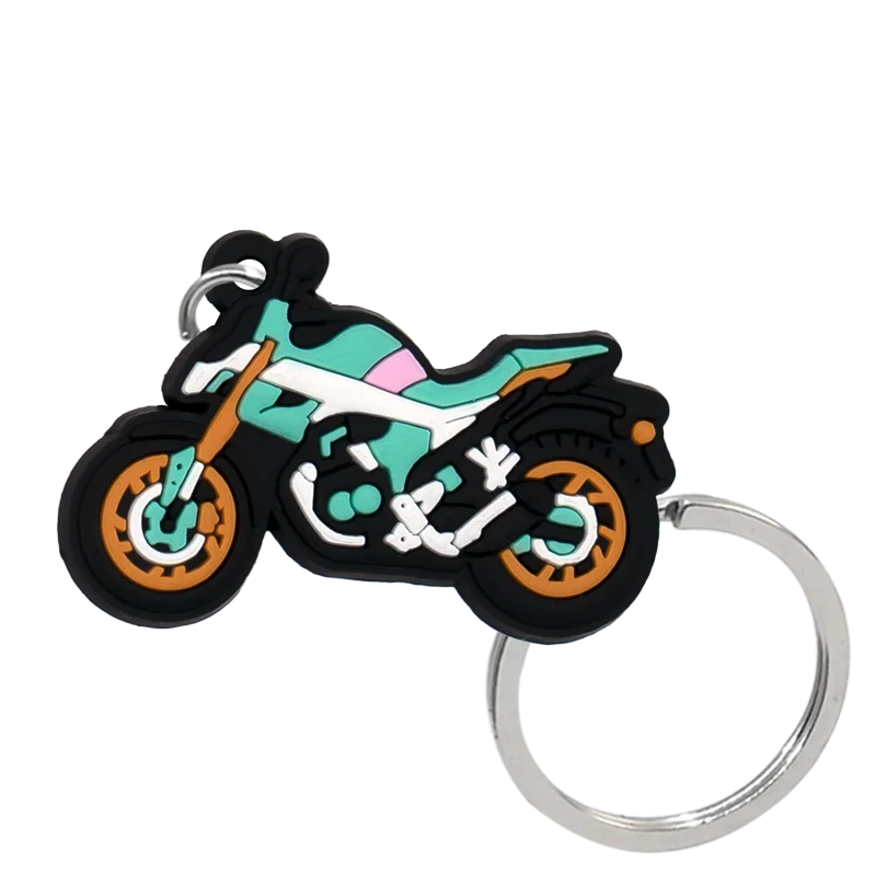 Motorcycle Rubber Keychain – Bike Keyring