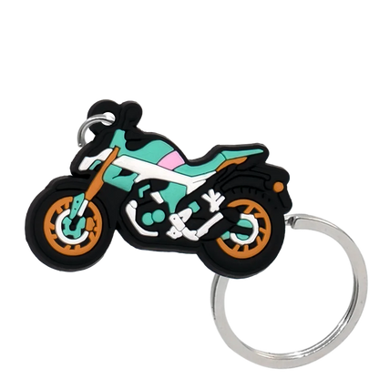 Motorcycle Rubber Keychain – Bike Keyring