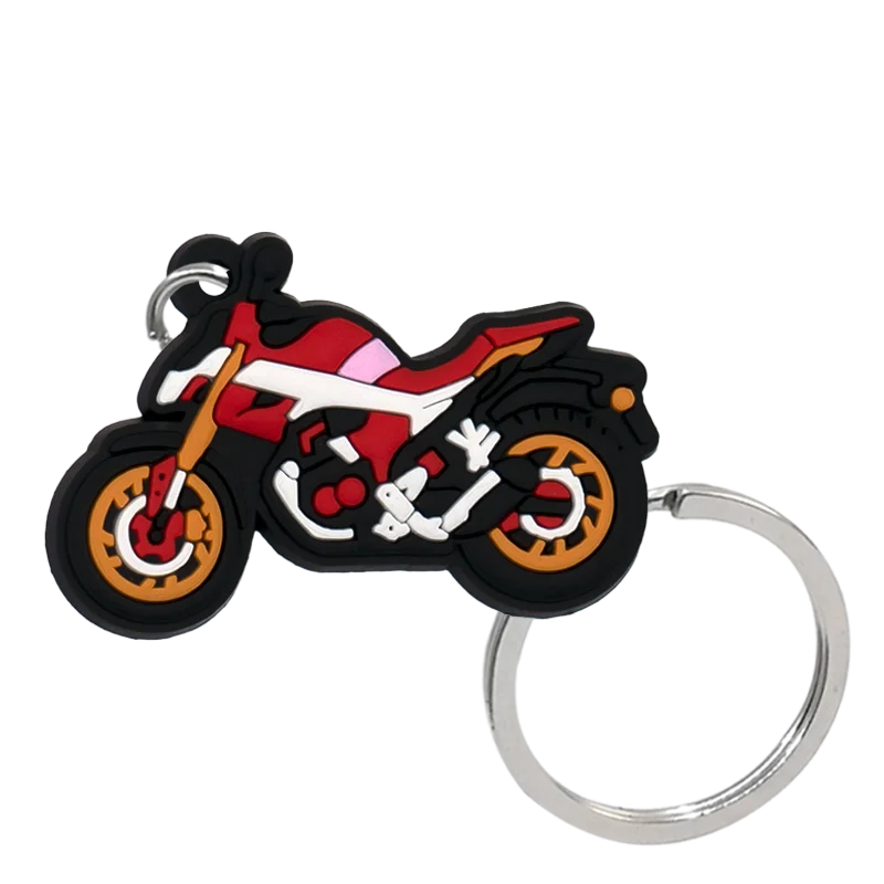 Motorcycle Rubber Keychain – Bike Keyring