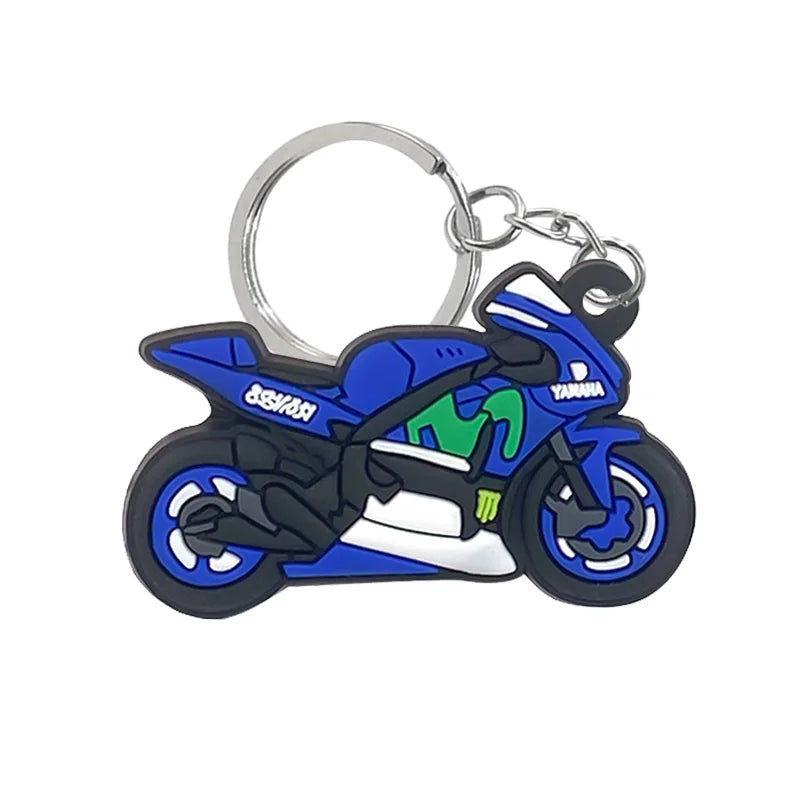 Motorcycle Rubber Keychain – Bike Keyring