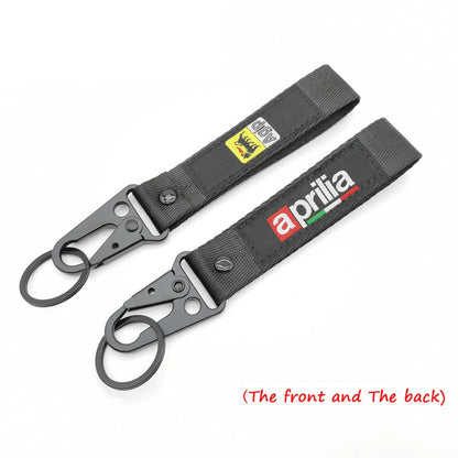 Aprilia Racing Embroidery Keychain Lanyard