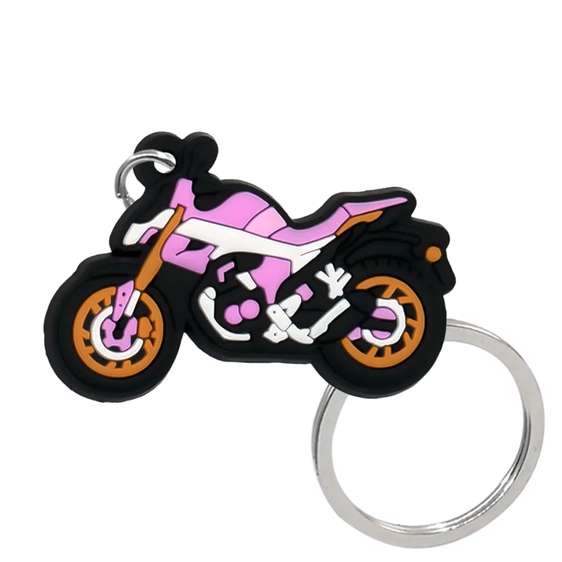 Motorcycle Rubber Keychain – Bike Keyring