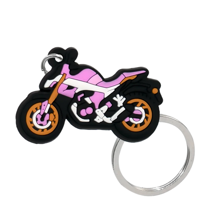 Motorcycle Rubber Keychain – Bike Keyring