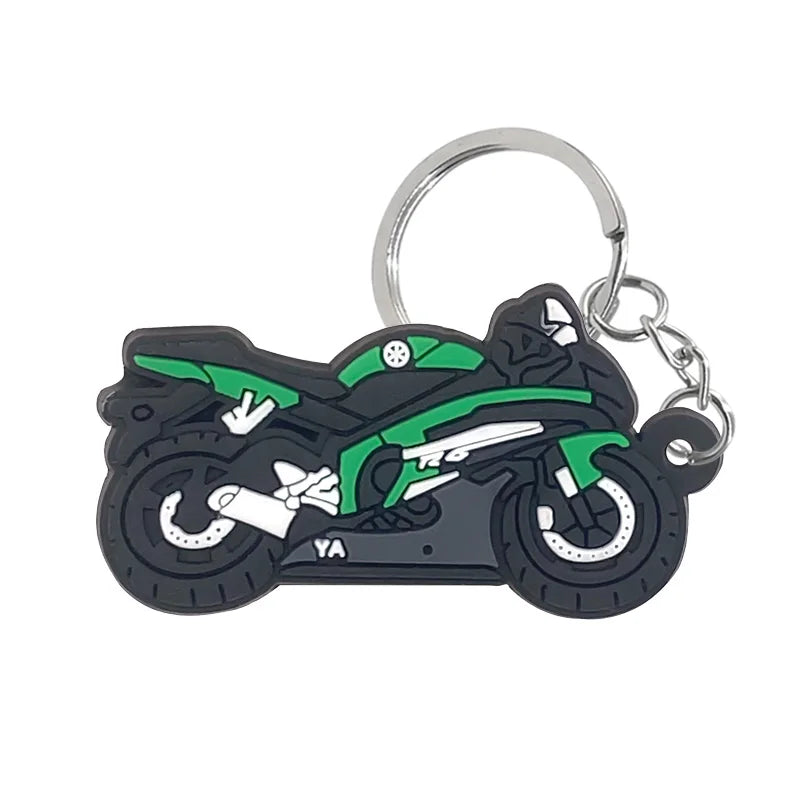 Motorcycle Rubber Keychain – Bike Keyring