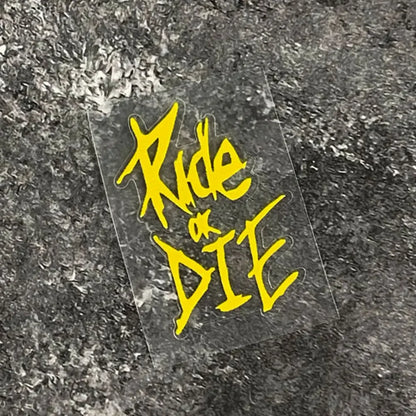 Ride or Die Bike Stickers