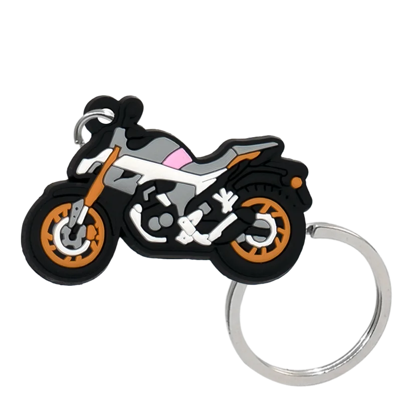 Motorcycle Rubber Keychain – Bike Keyring