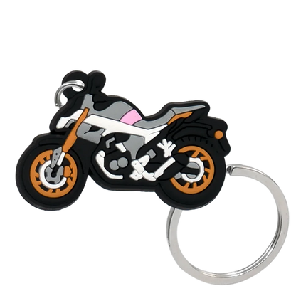 Motorcycle Rubber Keychain – Bike Keyring