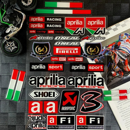 Aprilia - Akrapovic Stickers Set