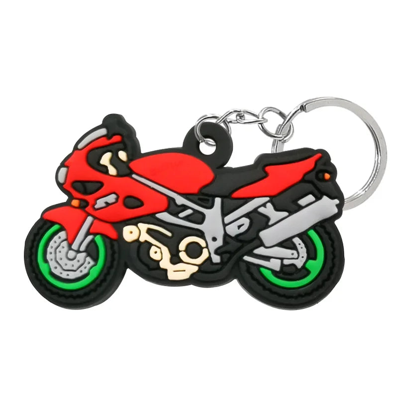 Motorcycle Rubber Keychain – Bike Keyring