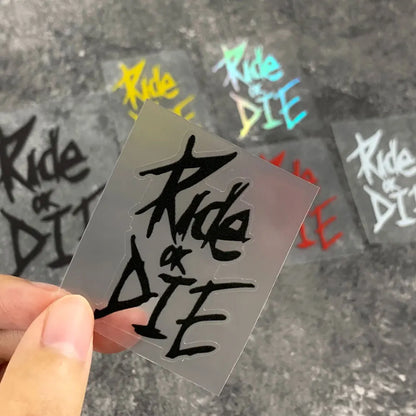 Ride or Die Bike Stickers