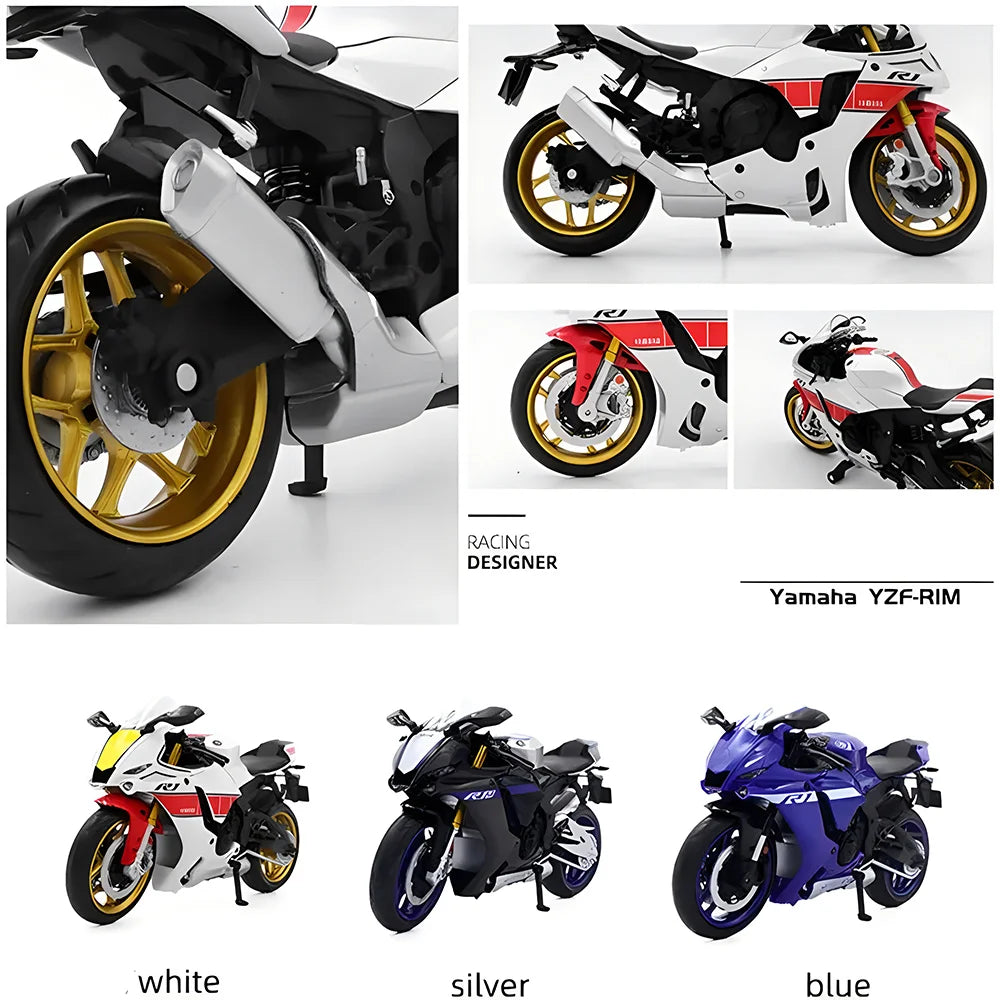 1:12 Yamaha YZF-R1M Diecast Model