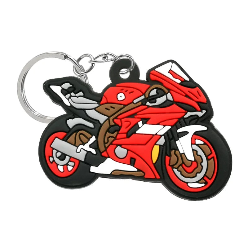 Motorcycle Rubber Keychain – Bike Keyring