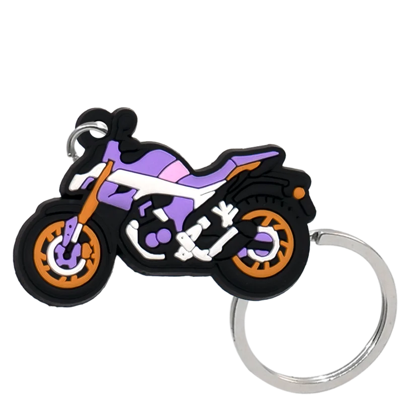 Motorcycle Rubber Keychain – Bike Keyring