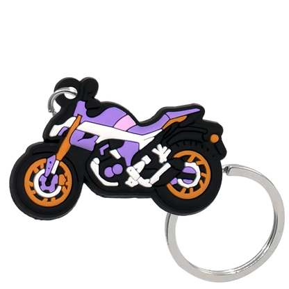 Motorcycle Rubber Keychain – Bike Keyring