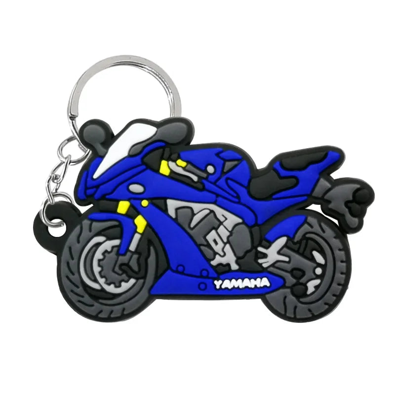 Motorcycle Rubber Keychain – Bike Keyring