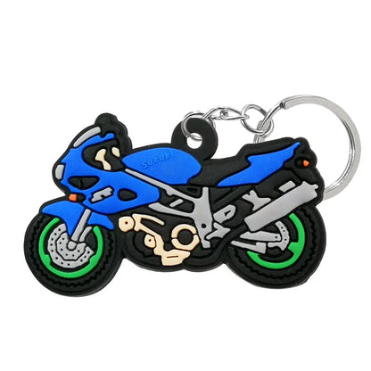 Motorcycle Rubber Keychain – Bike Keyring